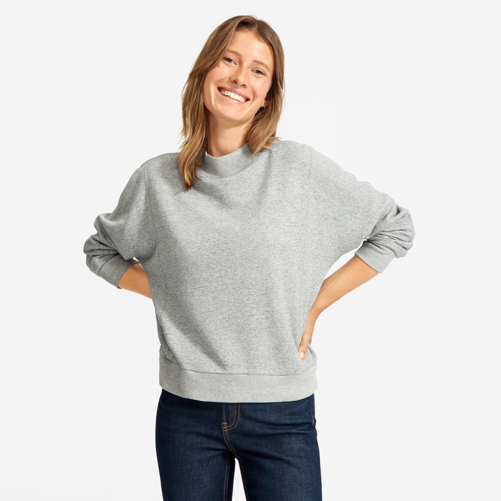 Lightweight French Terry Mockneck